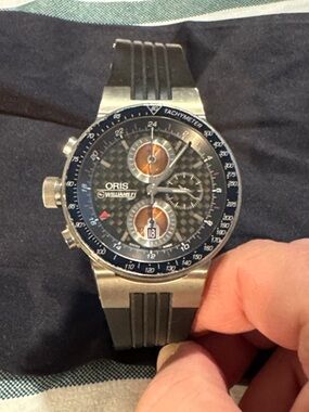 Oris Williams F1 Team Chronograph (Ref. 7577) with rubber strap